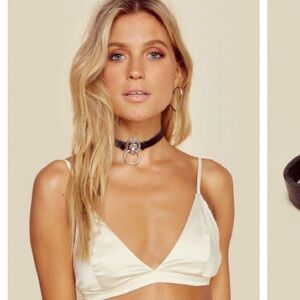 Vanessa Mooney Brown Leather Lion’s Head Door Knocker Choker